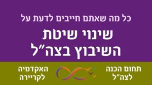 עדכוני שיבוץ ומודל המיונים החדש בצה"ל 2026.